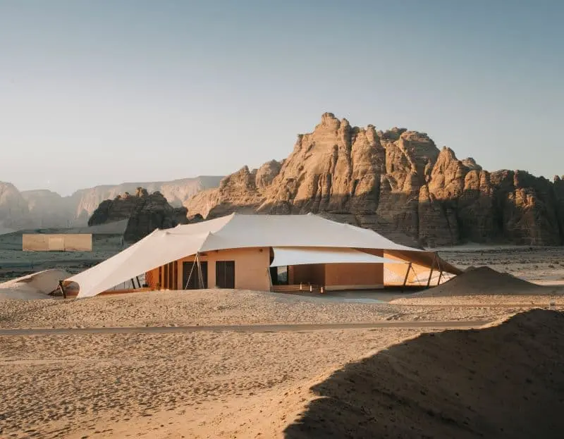 Luxury desert tent