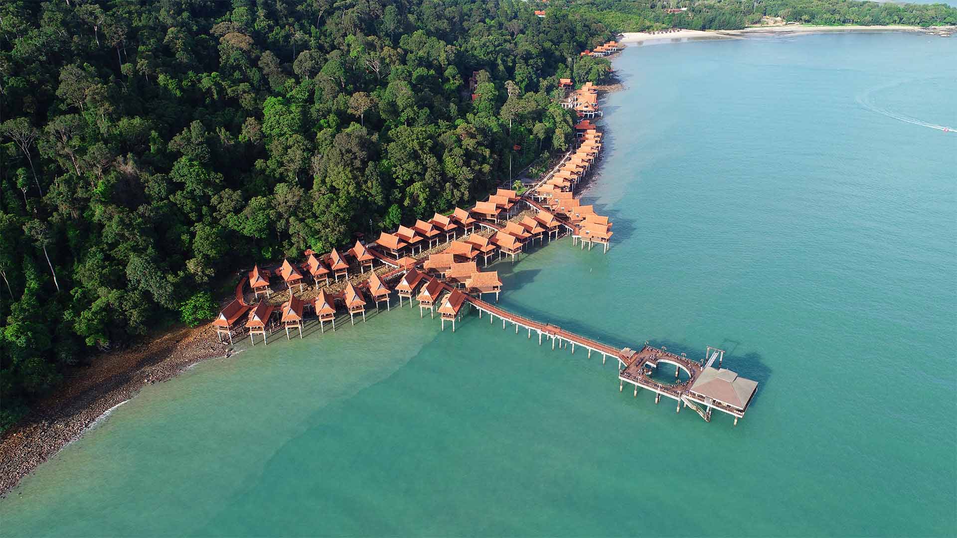 Overwater bungalows
